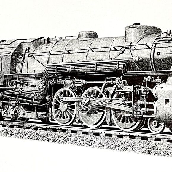 Chesapeake & Ohio Railway 490 Train Prints - Picture 3 of 6